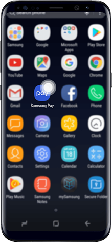 Mở ứng dụng Samsung Pay