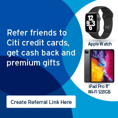 An image showing Apple watch & iPad pro 11 as a premium gift offer while referring a friend