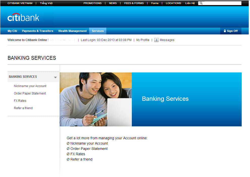 Citi Banking Services