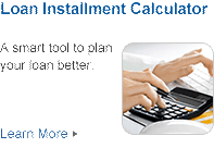 Loan Installment Calculator. A smart tool to plan your loan better.